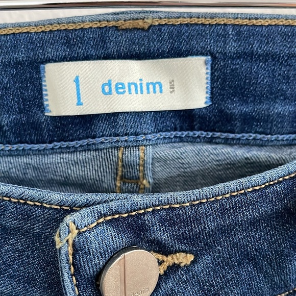 1 DENIM Women's Curvy Skinny Fit Jeans Size 30 in Blue - Picture 5 of 11